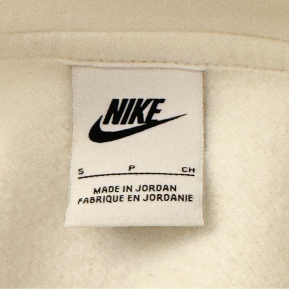 NIKE Men’s Zip Hoodie White Jacket Sz Small - Picture 9 of 12